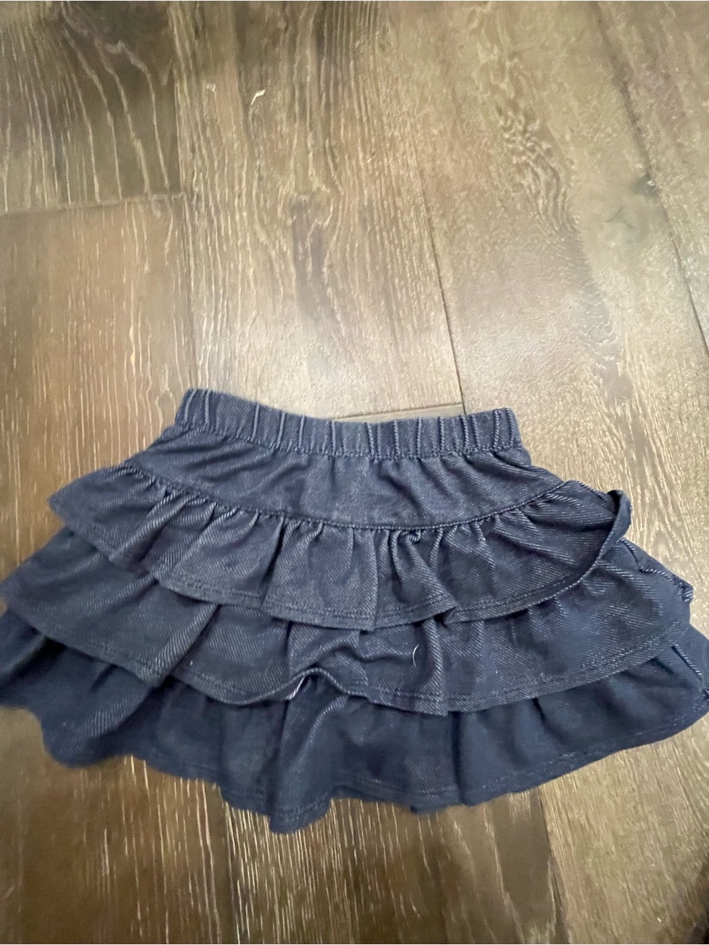 Epic Threads Navy Tiered Ruffle Mini Skirt